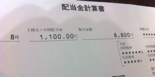 マネックス証券配当金